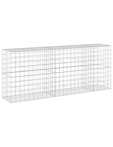 Gabione con Filo da 3,5 mm e Rete da 10x10 cm 250x50x100 cm