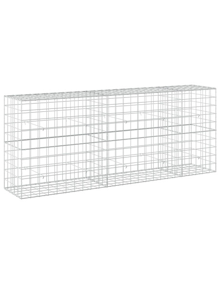 Gabione con Filo da 3,5 mm e Rete da 10x10 cm 250x50x100 cm