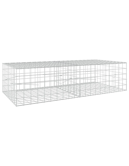 Gabione con Filo da 3,5 mm e Rete da 10x10 cm 200x100x50 cm
