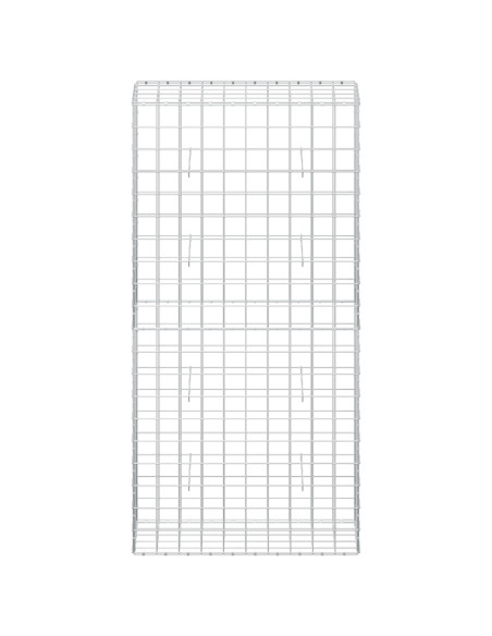 Gabione con Filo da 3,5 mm e Rete da 10x10 cm 50x100x200 cm