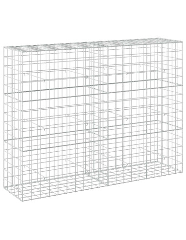 Gabione con Filo da 3,5 mm e Rete da 10x10 cm 200x50x150 cm