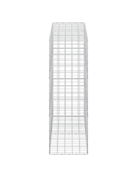 Gabione con Filo da 3,5 mm e Rete da 10x10 cm 200x50x150 cm