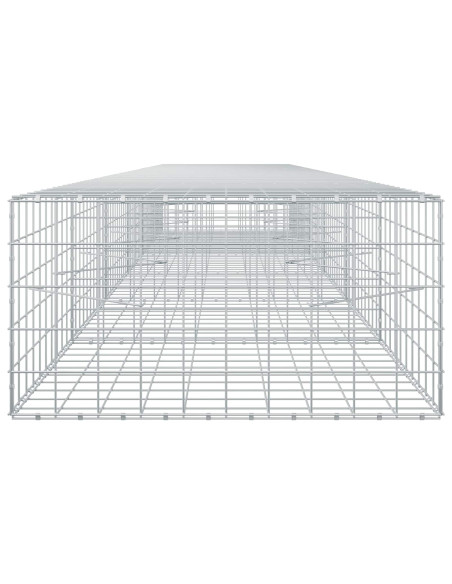 Gabione con Filo da 3,5 mm e Rete da 10x10 cm 600x100x50 cm
