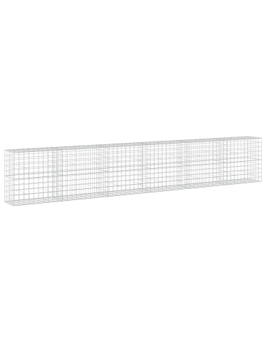 Gabione con Filo da 3,5 mm e Rete da 10x10 cm 600x50x100 cm