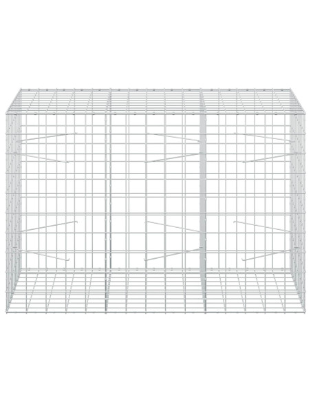 Gabione con Filo da 3,5 mm e Rete da 10x10 cm 150x100x100 cm