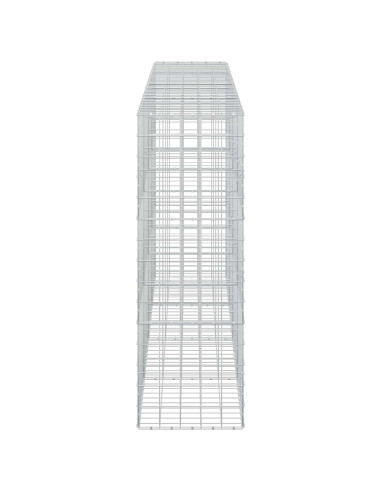 Gabione con Filo da 3,5 mm e Rete da 10x10 cm 400x50x150 cm