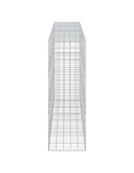 Gabione con Filo da 3,5 mm e Rete da 10x10 cm 400x50x150 cm