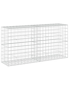 Gabione con Filo da 3,5 mm e Rete da 10x10 cm 200x50x100 cm 2