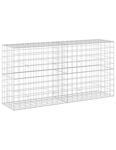 Gabione con Filo da 3,5 mm e Rete da 10x10 cm 200x50x100 cm