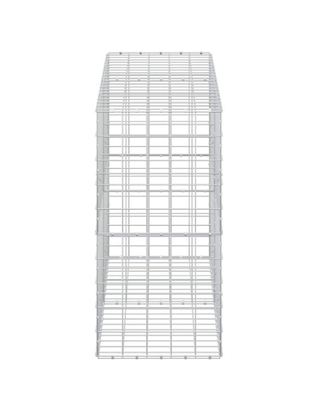 Gabione con Filo da 3,5 mm e Rete da 10x10 cm 200x50x100 cm