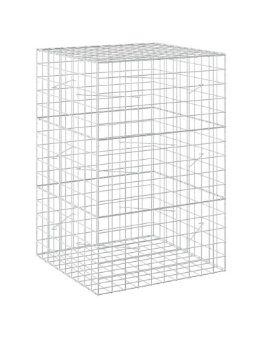 Gabione con Filo da 3,5 mm e Rete da 10x10 cm 100x100x150 cm