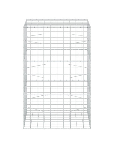 Gabione con Filo da 3,5 mm e Rete da 10x10 cm 100x100x150 cm