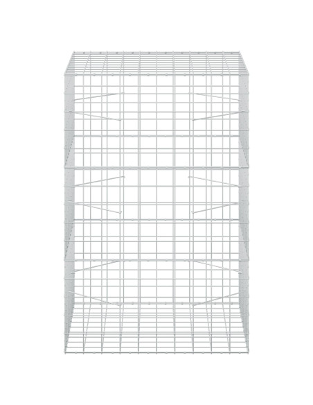 Gabione con Filo da 3,5 mm e Rete da 10x10 cm 100x100x150 cm