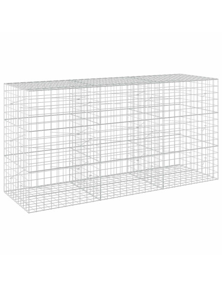 Gabione con Filo da 3,5 mm e Rete da 10x10 cm 300x100x150 cm