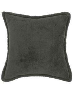 Federa 6 pcs HOUTEN Grigio Scuro 50 x 50 cm Bouclé 2