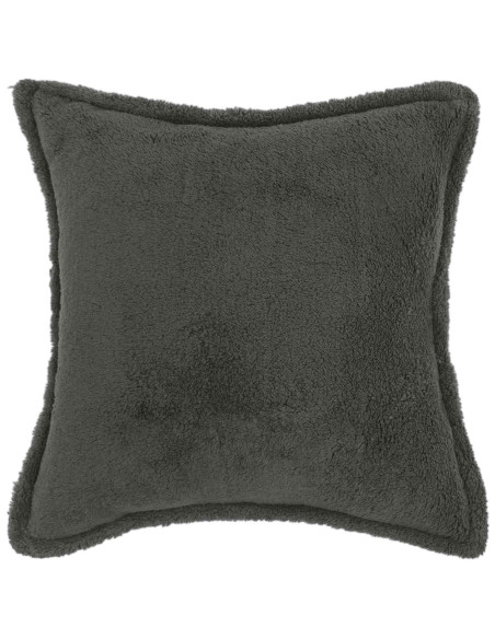 Federa 6 pcs HOUTEN Grigio Scuro 50 x 50 cm Bouclé
