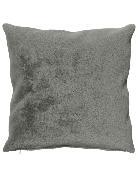 Federa 2 pz HEERLEN Grigio Scuro 65 x 65 cm Flanella