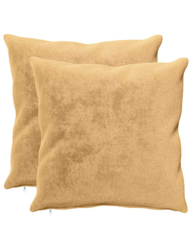 Federa 2 pz HEERLEN Tortora 65 x 65 cm Flanella
