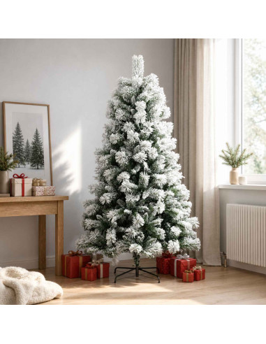 Albero di Natale Artificiale con Rami Pieghevoli 180 cm