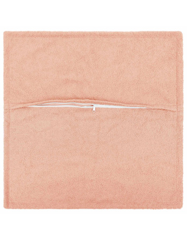 Federa 2 pz HOUTEN Rosa 30 x 30 cm Bouclé