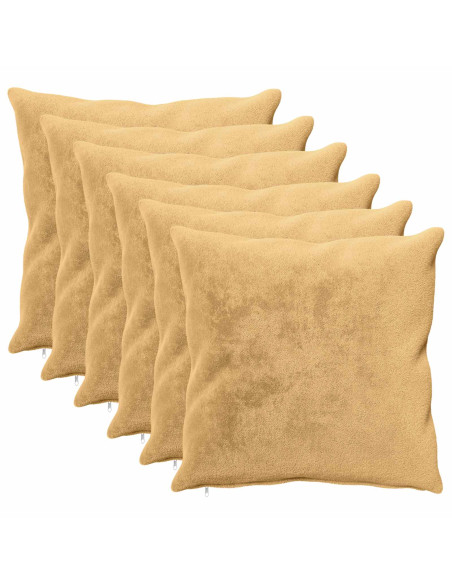 Federa 6 pz HEERLEN Tortora 80 x 80 cm Flanella
