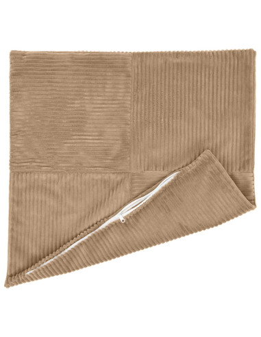 Federa 6 pz ALMELO Marrone 60 x 60 cm corduroy