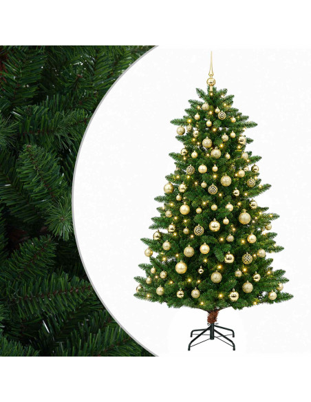 Artificial Christmas Tree with Bauble 180 cm 300 LED