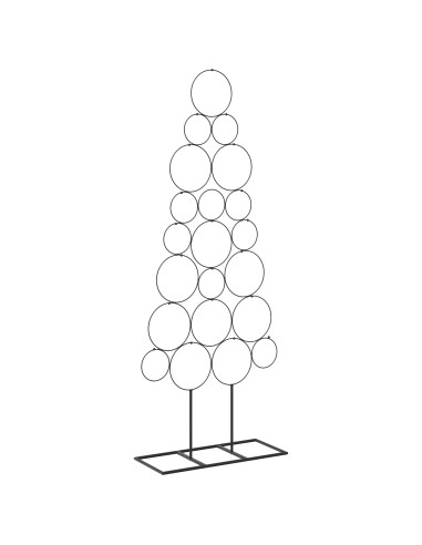 Albero di Natale in metallo con supporto KUOPIO 125 cm Acciaio