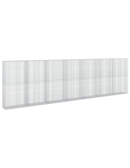 Gabione con Filo da 5 mm e Rete da 5x2,5 cm 700x50x200 cm