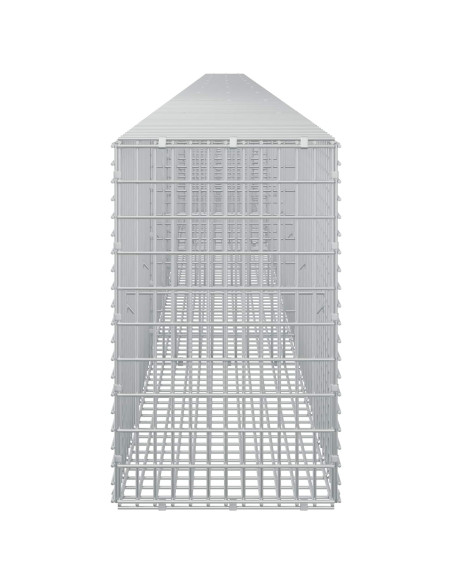 Gabione con Filo da 5 mm e Rete da 5x2,5 cm 1000x30x50 cm