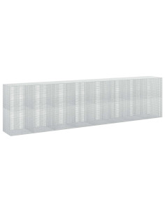 Gabione con Filo da 5 mm e Rete da 5x2,5 cm 800x100x200 cm 2