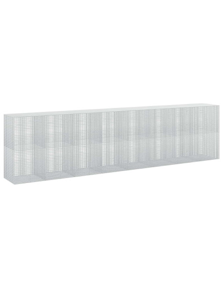 Gabione con Filo da 5 mm e Rete da 5x2,5 cm 800x100x200 cm