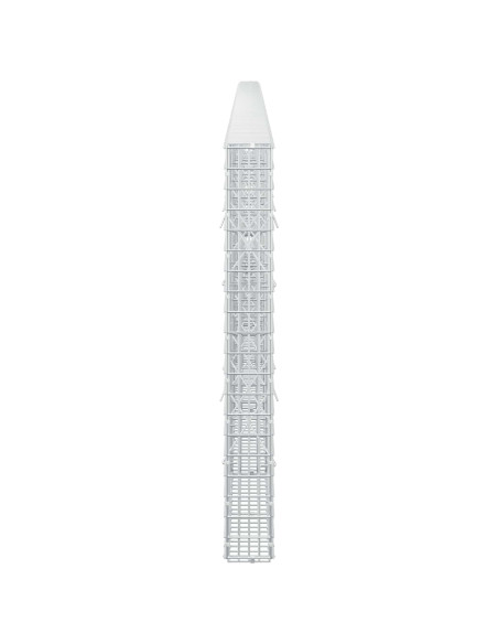 Gabione con Filo da 5 mm e Rete da 5x2,5 cm 700x10x100 cm