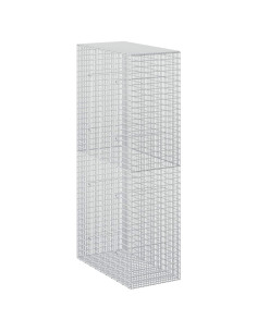Gabione con Filo da 5 mm e Rete da 5x2,5 cm 50x100x200 cm 2