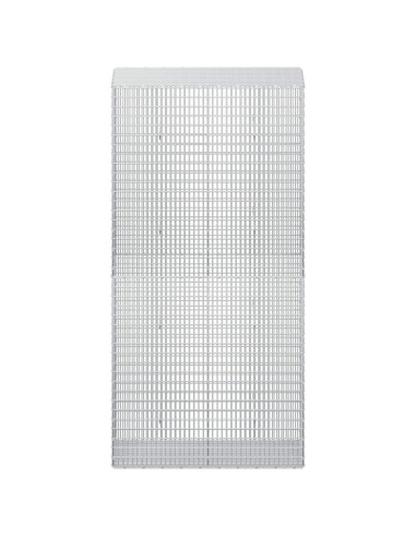 Gabione con Filo da 5 mm e Rete da 5x2,5 cm 50x100x200 cm