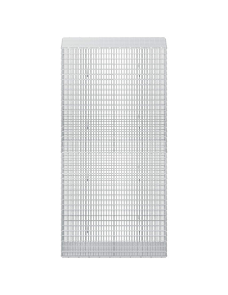 Gabione con Filo da 5 mm e Rete da 5x2,5 cm 50x100x200 cm