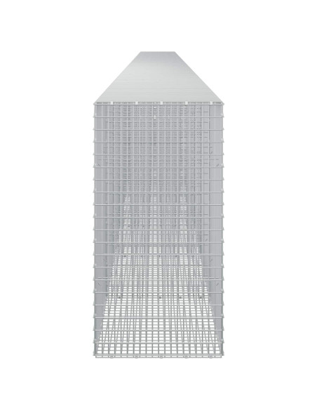 Gabione con Filo da 5 mm e Rete da 5x2,5 cm 1200x50x100 cm