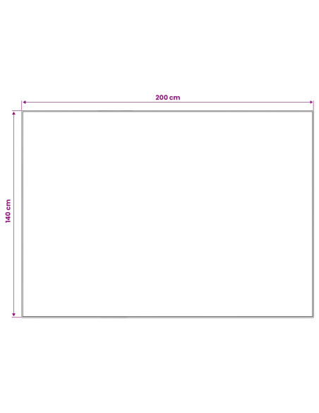 Tappeto ORIZ Marrone 140 x 200 cm 100% Poliestere
