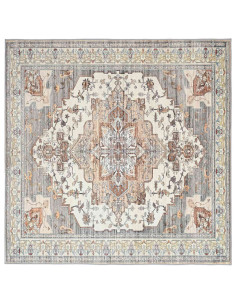 Tappeto ORIZ Marrone 200 x 200 cm 100% Poliestere 2