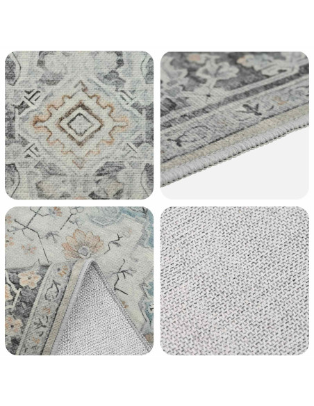 Tappeto ORIZ Crema 120 x 170 cm 100% Poliestere