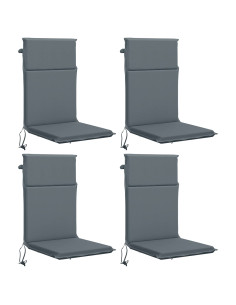Cuscino per sedia a schienale alto GEMERT 4 pz 100% Poliestere 2