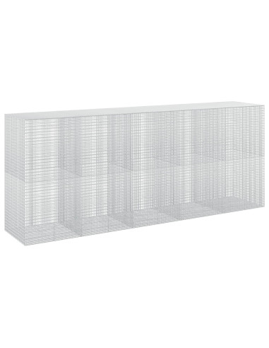 Gabione con Filo da 5 mm e Rete da 5x2,5 cm 500x100x200 cm