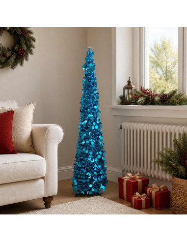 Albero di Natale pop-up 120 cm PET Blu