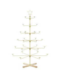 Albero di Natale in Metallo con Supporto KUOPIO 150 cm Acciaio 2
