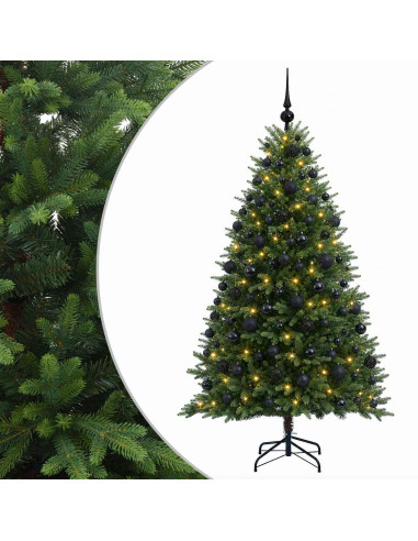 Albero di Natale Artificiale con Palline 240 cm 300 LED