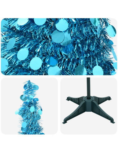 Albero di Natale pop-up 150 cm PET Blu