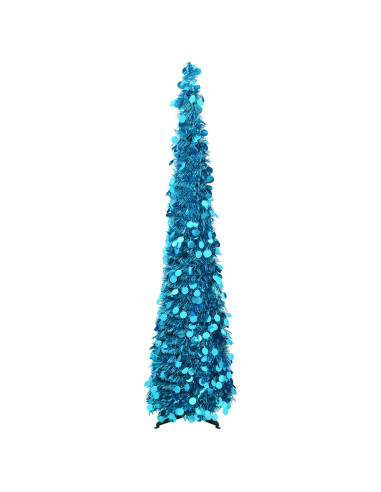 Albero di Natale pop-up 120 cm PET Blu