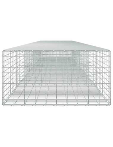 Gabione con Filo da 5 mm e Rete da 5x10 cm 550x100x50 cm