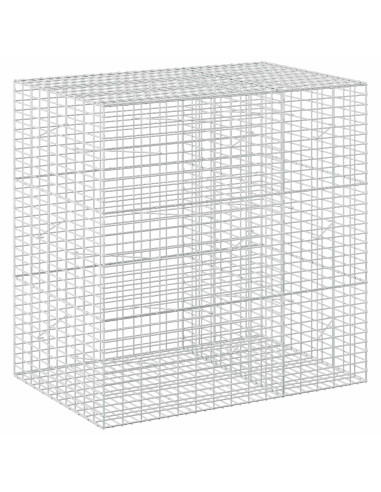Gabione con Filo da 5 mm e Rete da 5x10 cm 150x100x150 cm