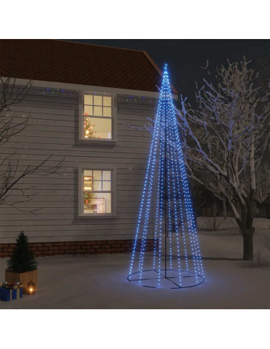 Albero di Natale a Cono Blu 732 LED 160x500 cm